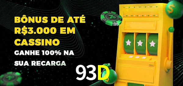 93D melhor bônus de depósito